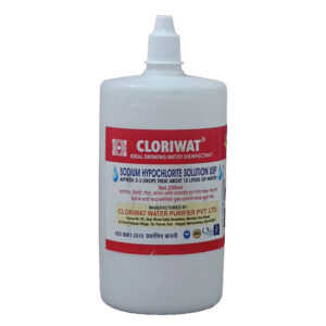 CLORIWAT WATER DISINFACTANT - Sodium Hypochlorite Solution <p style="font-size:16px;">200 ML</p>