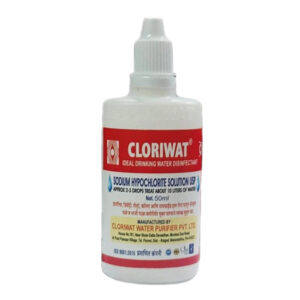 CLORIWAT WATER DISINFACTANT - Sodium Hypochlorite Solution <p style="font-size:16px;">50 ML</p>