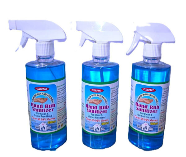<span style="font-weight:700; font-size:19px;">Hand Sanitizer Spray Disinfectant</span><br><span style="font-weight:700; font-size:13px;">500 ml</span>