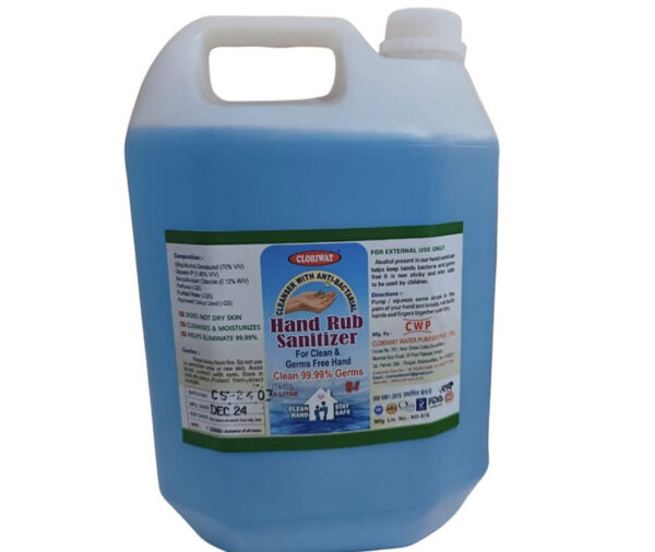 <span style="font-weight:700; font-size:19px;">Hand Sanitizer Disinfectant</span><br><span style="font-weight:700; font-size:13px;">5 L</span>